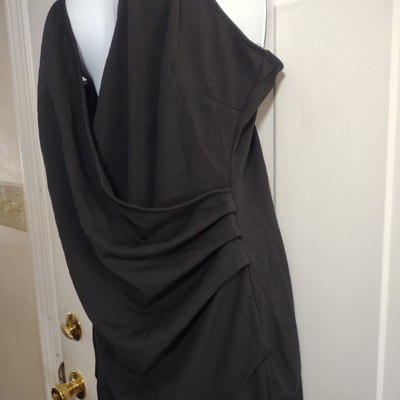 Pink Lily Black Sleeveless Asimetrical Mini Dress. Size XXL. NWOT - Picture 7 of 11